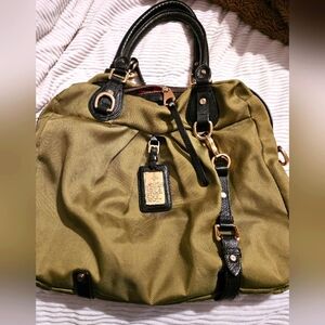 JPK Paris 75 Stylish Olive Green Tote Bag